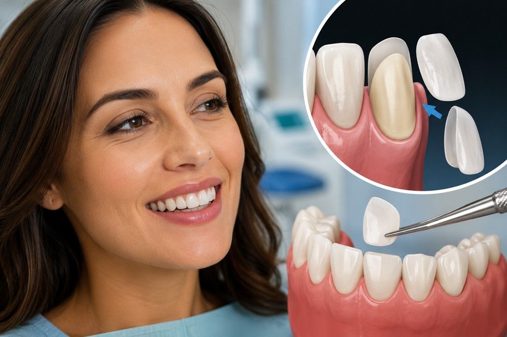 what happens to real teeth under veneers