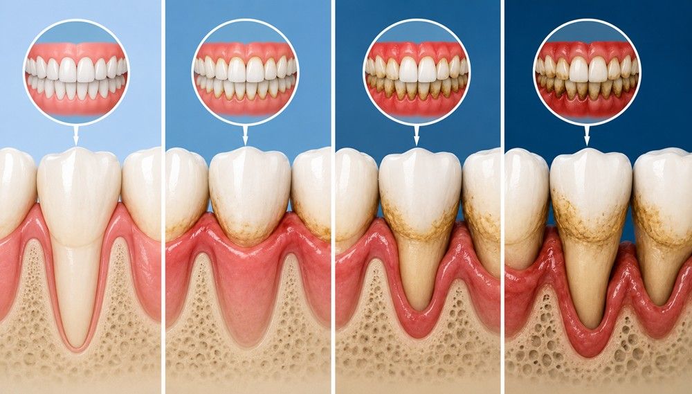 What are the Stages of Gum Disease